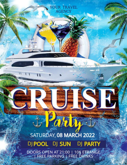 Cruise Yacht Flyer Template | PosterMyWall