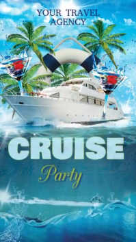 Cruise Yacht Party Instagram-verhaal template