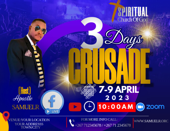 Crusade Poster Template | PosterMyWall