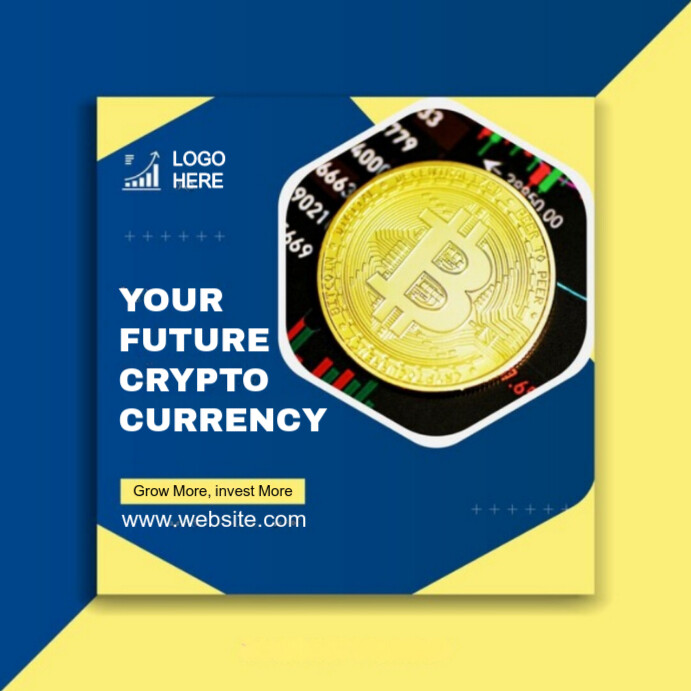 Crypto currency social media and Instagram post template premium vector ...