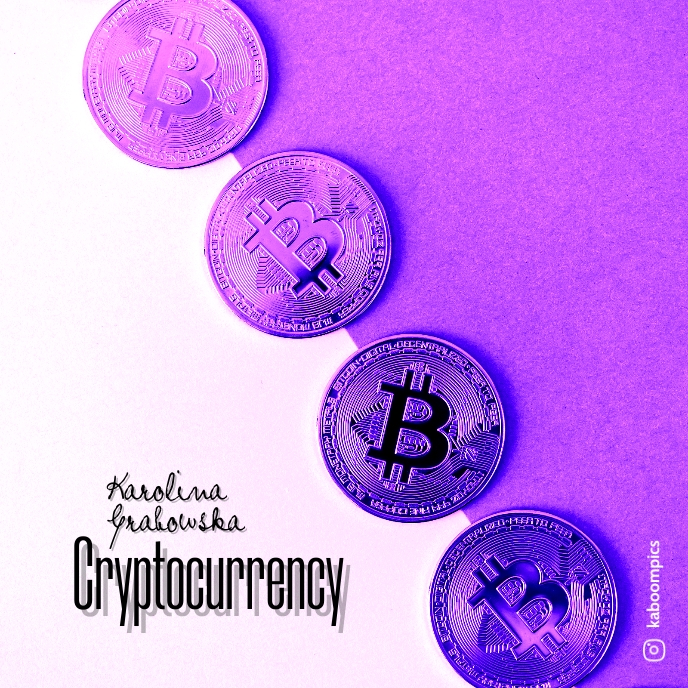 Cryptocurrency Bitcoin Coin CD Cover Music Template | PosterMyWall