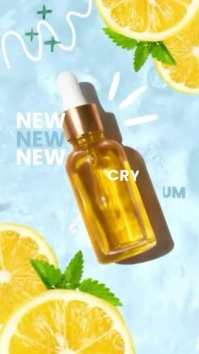 Crystal Serum Video Ads Instagram Story template