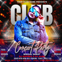 Cub Concert  Party Flyer Pos Instagram template