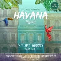 Cuban Festival Instagram Post Template