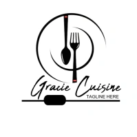 Cuisine logo Instagram post template