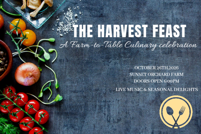 invitation email template 'culinary elegance' for food... Culinary celebration Template | PosterMyWall