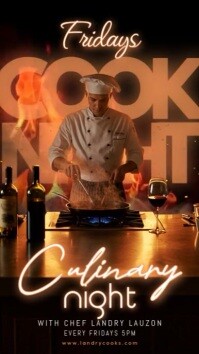 Culinary Night Event Instagram Story template