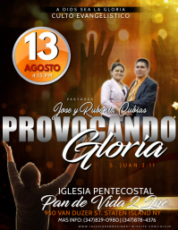 customizable design templates for iglesia postermywall flyer de uncion y poder