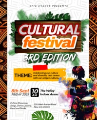 cultural festival celebration night culture party event invite social media poster flyer template Instagram Portrait