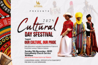 Cultural Sunday Poster template