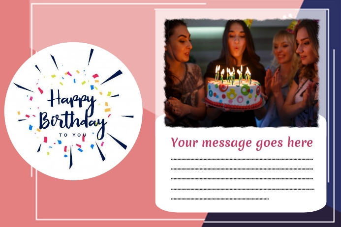 CUMPLEAÑOS Poster template