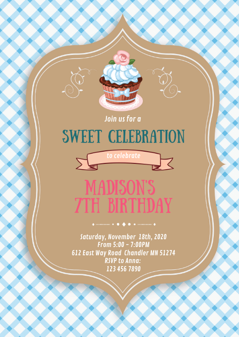 Modele Gateau D Anniversaire Invitation Postermywall Modele Gateau D Anniversaire Invitation Postermywall