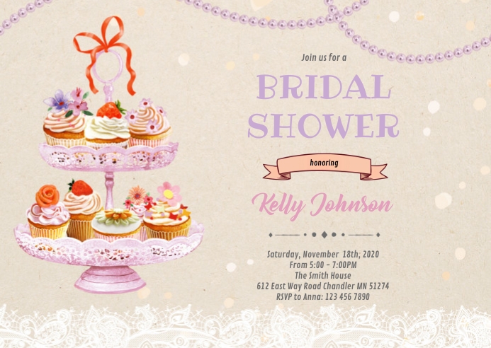 Modele Cupcake Sur Le Stand Invitation De Douche Nuptiale Postermywall Modele Cupcake Sur Le Stand Invitation De Douche Nuptiale Postermywall