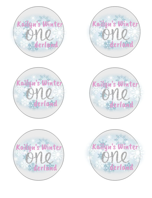 Cupcake Toppers Template Postermywall