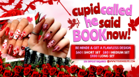Cupid Approved Valentines Nail Special YouTube Thumbnail template