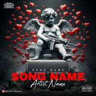 Cupidon Love Album Cover template