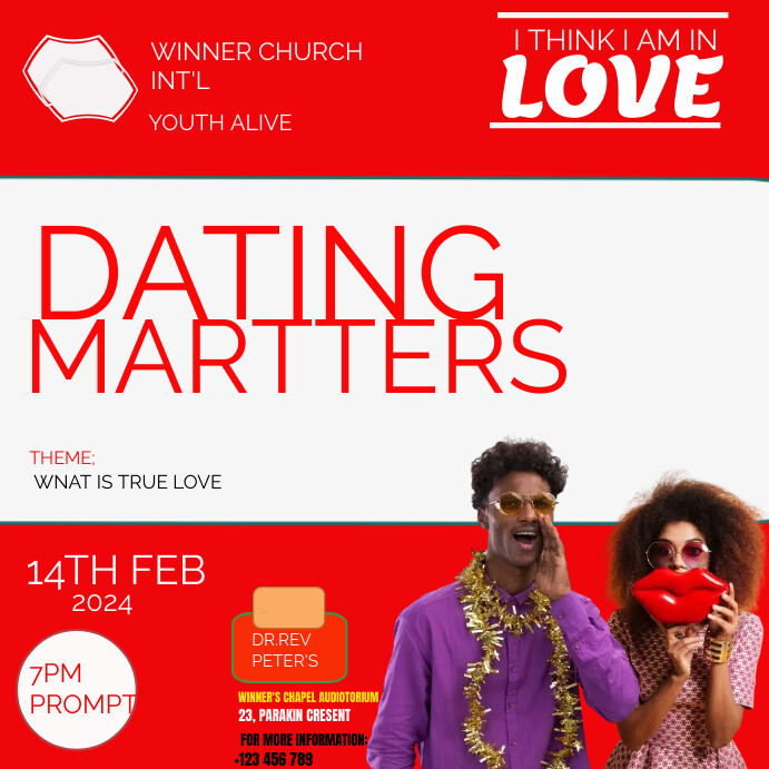 CURCH VALENTINE'S PROGRAM DESIGN Template | PosterMyWall