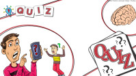 Curiosities and Quiz Games White Background Presentación (16:9) template