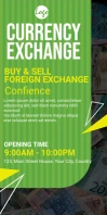 Currency Exchange Roll Up Banner template