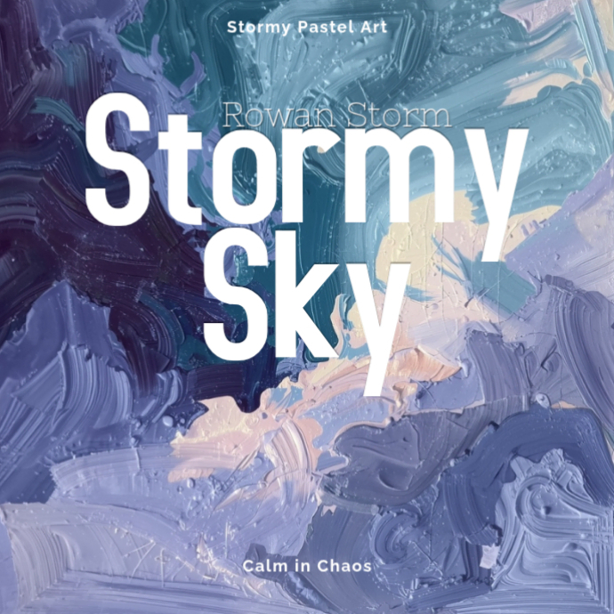 Plantilla de Custom Artistic Freestyle Pastel Album Cover Template ...