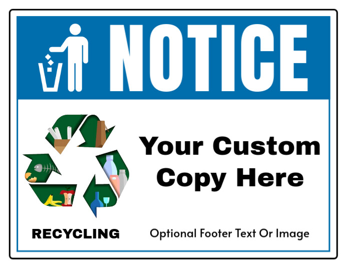 Custom Blank Header Sign Flyer Template
