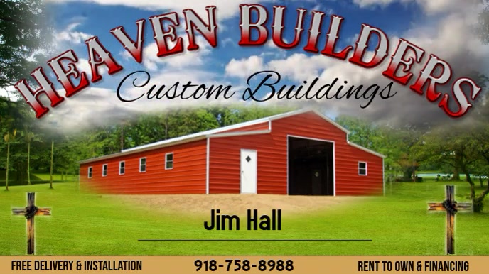 CUSTOM BUILDINGS Template | PosterMyWall