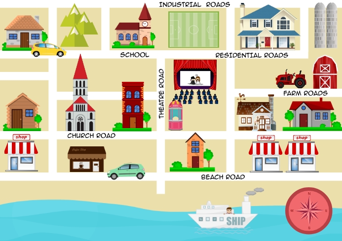 Copy of Custom Funny Map Design Template | PosterMyWall