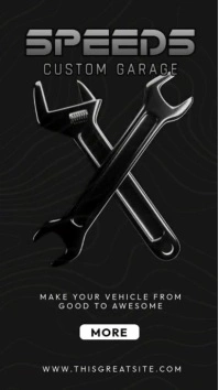 Custom Garage Design template Instagram Story