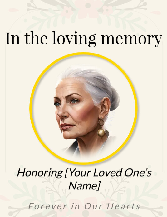 Custom In Loving Memory Poster - Honor Your Loved One with a ...