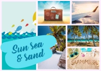 Custom New York City Travel Collage Postal template