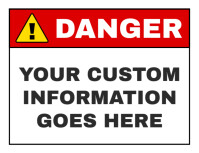 Custom Safety Sign Flyer Template