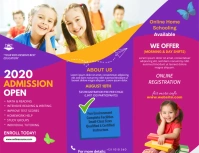 Custom School Admission Brochure Design Pamflet (VSA Brief) template