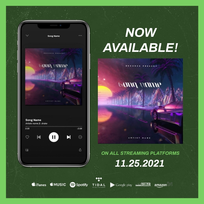Spotify Iphone Layout Iphone Spotify Template