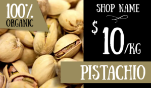 Custom super market price tag template Tanda