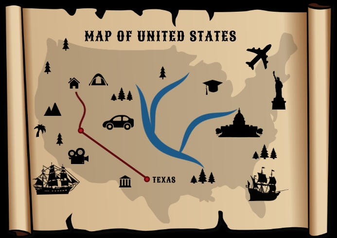 Treasure Map Header Custom treasure Map Design Template | PosterMyWall