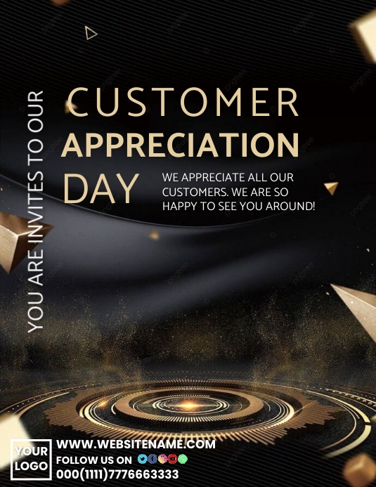 Image 9 for Customer Appreciation Day Flyer Template