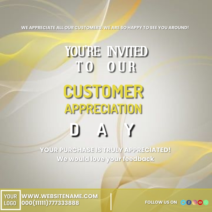 Customer Appreciation Template