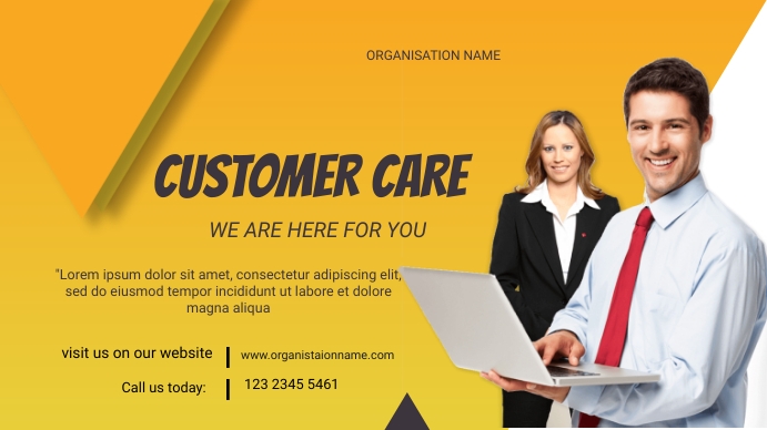 customer care Template | PosterMyWall