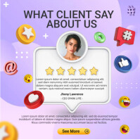 Customer Feedback Ads Template | PosterMyWall