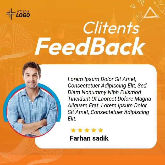 Customer feedback Template | PosterMyWall