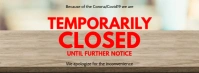 Customer information Poster banner ad corona Facebook Cover Photo template