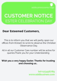User.notice Examples customer notice Template | PosterMyWall