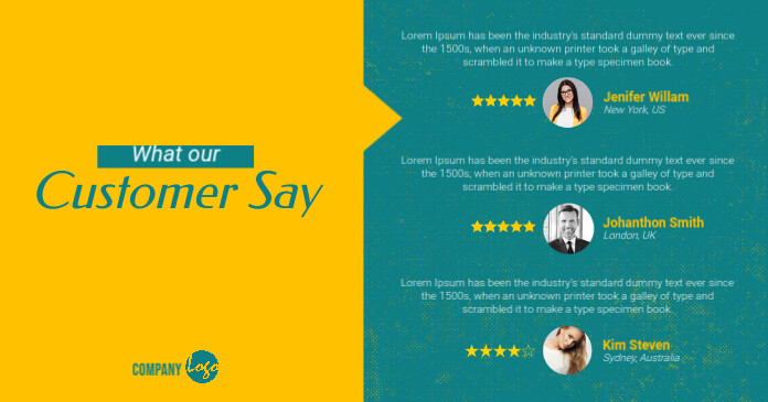 Customer Review Example Design Customer Review Design template | PosterMyWall