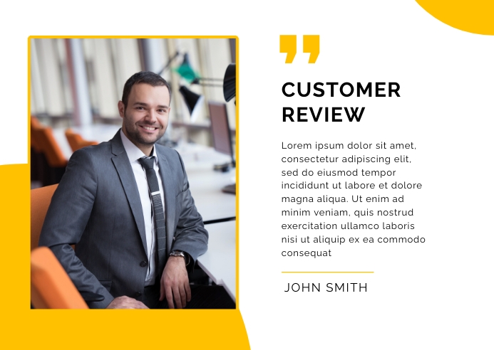 Copy of Customer Review Design | PosterMyWall