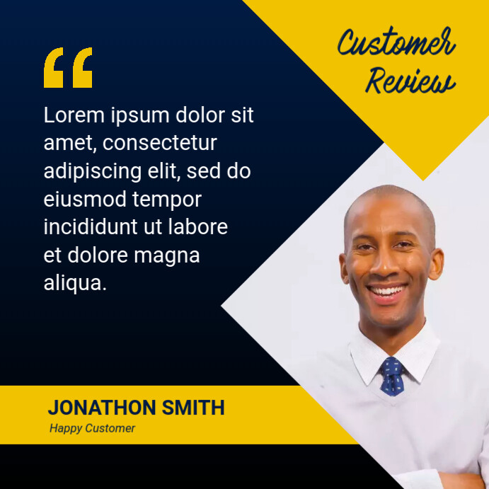 Customer Review Design Template PosterMyWall