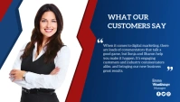 Customer review Blog Header template