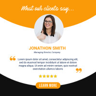 Customer Review Example Design Customer Review Design Template | PosterMyWall