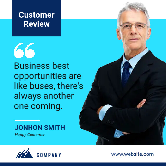 Customer Review Template | PosterMyWall