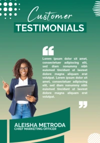 Customer Review Template A5