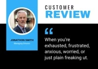 Customer Review Template Открытка